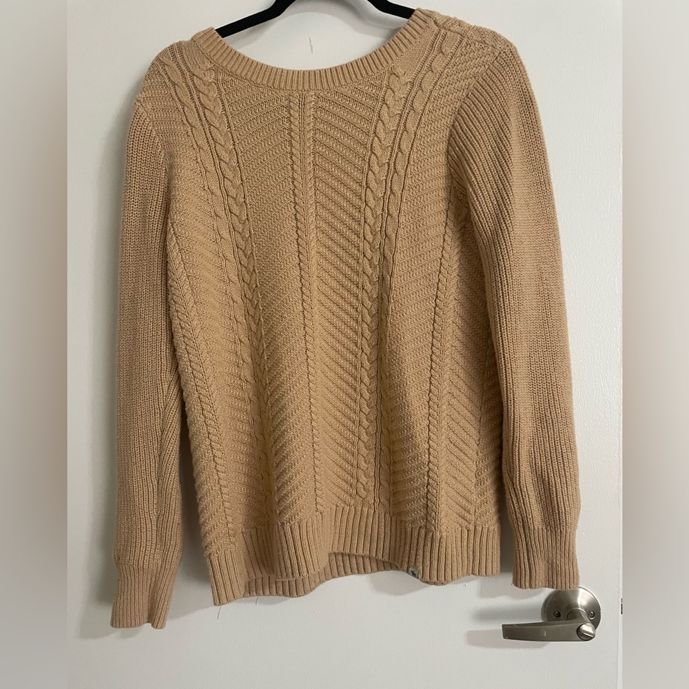 Camel color Abercrombie sweater